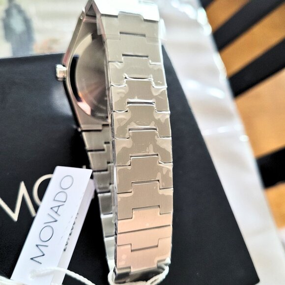 Movado Men's Bold Quest Sunray Light Blue Dial Swiss Watch - Picture 5 of 8